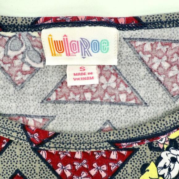 LulaRoe Disney Minnie Mouse Irma Oversize Tunic Style Short Sleeve T-Shirt SMALL - Picture 4 of 8